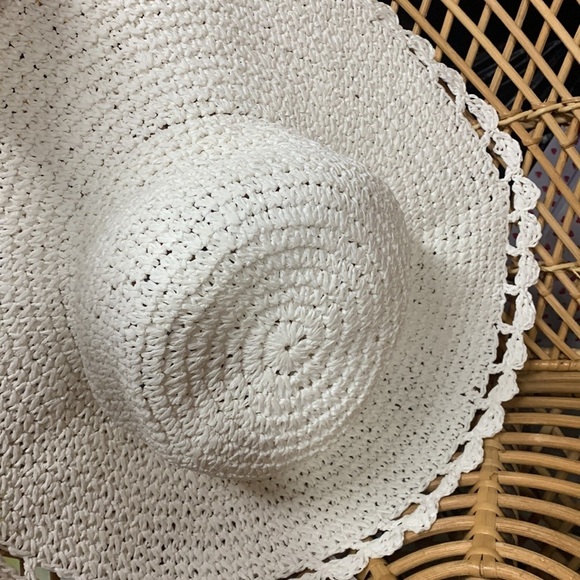 Free people Amelia hat new without tags one size white main image 5